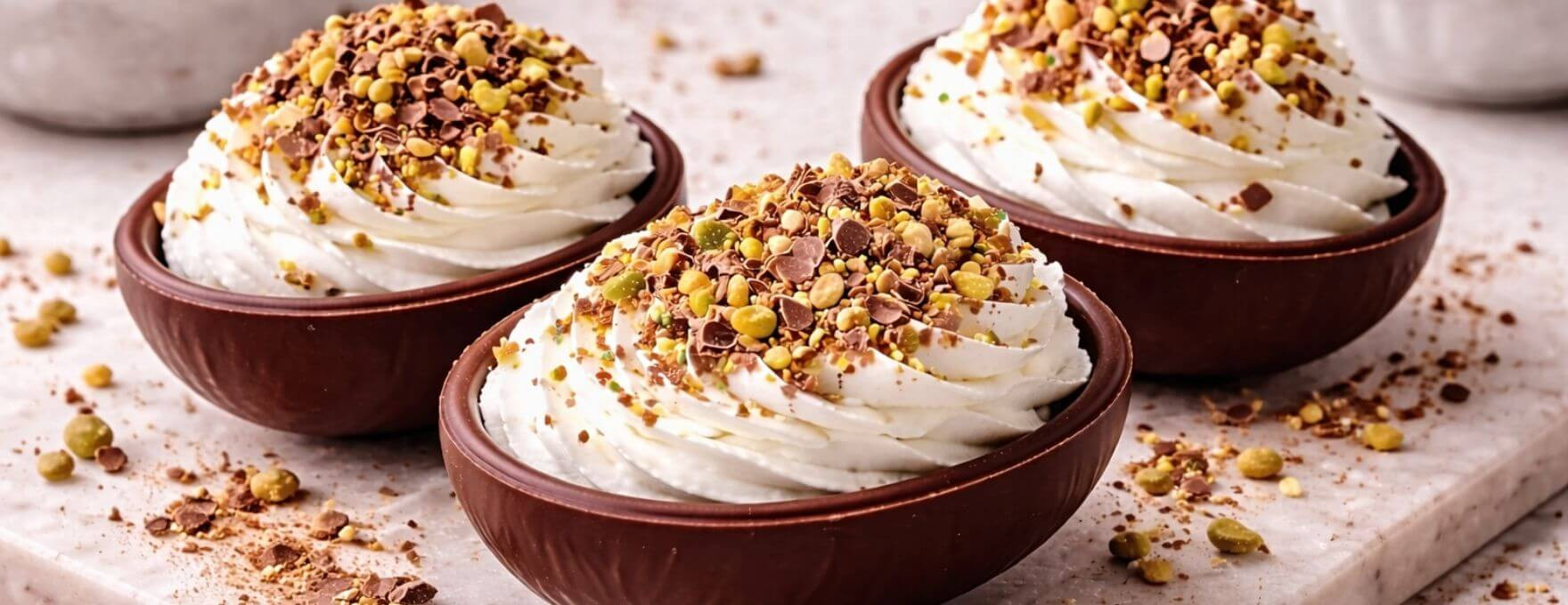 Œufs de Pâques en chocolat